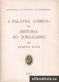 A Palavra "Lisboa" na Hist�ria do Jornalismo