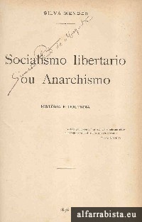 Socialismo Libertario ou Anarchismo