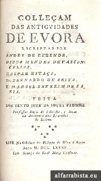 Colle�am das Antiguidades de �vora