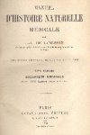 Manuel de Histoire Naturelle Mdicale