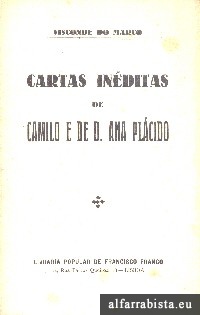 Cartas inditas de Camilo e de D. Ana Plcido