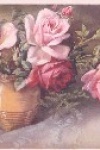 9 Postais Antigos - Flores