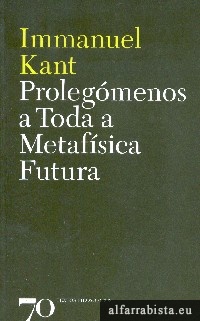 Prolegmenos a toda a metafsica futura