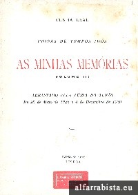 As Minhas Mem�rias - Vol. III