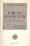 O que fica de Helen Keller