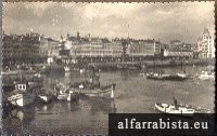 Postal Antigo - La Coru�a - D�rsena y Avenida de la Marina