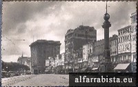 Postal Antigo - La Coru�a - Obelisco y Cantones de Jos� Antonio