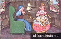 Postal Antigo - La Belle au Bois Dormant - A Bela Adormecida