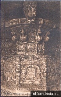 Postal Antigo - Coimbra - S� Velha - Pia Baptismal