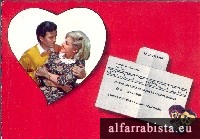 Postal Antigo - Rom�ntico