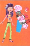 Postal Antigo - Menina