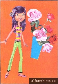 Postal Antigo - Menina