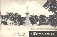 Postal Antigo - Braga - Alameda - Est�tua de D. Pedro V