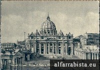 Postal Antigo - Citt� del Vaticano - Piazza S. Pietro e Basilica