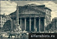 Postal Antigo - Roma - Il Pantheon