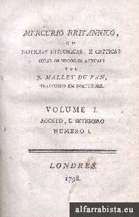 Merc�rio Brit�nico, ou Not�cias Hist�ricas, e Cr�ticas sobre os Neg�cios Actuais