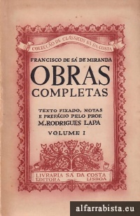 Francisco de S� de Miranda - Obras Completas