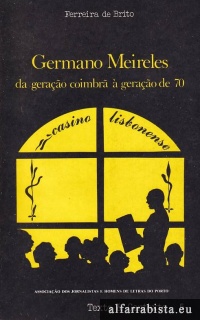 Germano Meireles: da gera��o coimbr� � gera��o de 70