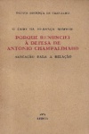 Porque Renunciei  Defesa de Antonio Champalimaud