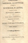 Compendio Historico, e Universal de Todas as Sciencias, e Artes
