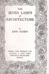 The seven lamps of architecture