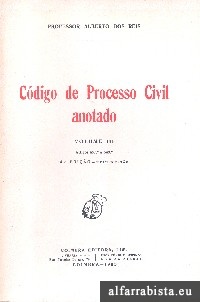 Cdigo de Processo Civil anotado - Vol. III