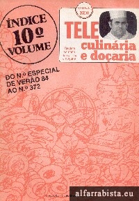 Tele Culinria e Doaria - ndice 10. Volume