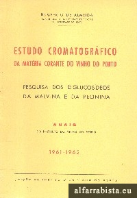 Estudo cromatogrfico da matria corante do Vinho do Porto
