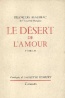 Le dsert de l'amour - Franois Mauriac