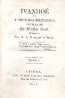 Ivanho ou a Cruzada Britnica - Typographia de Jos Baptista Morando